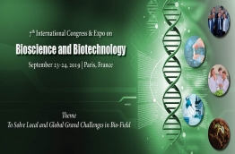 Bioscience-2019 brings you all Leading Academic Scientist, Researchers and research scholars to exchange and share their experiences and research results about all aspects of Bio-field. Bioscience-2019 gathers all recent innovations, trends, and concerns, new challenges and the solutions adopted in the Bio-field.